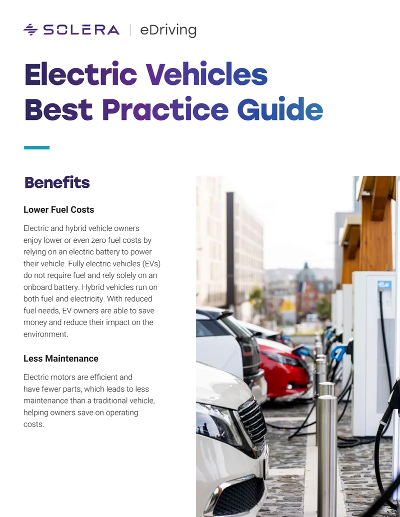 Electric Vehicles Best Practice Guide