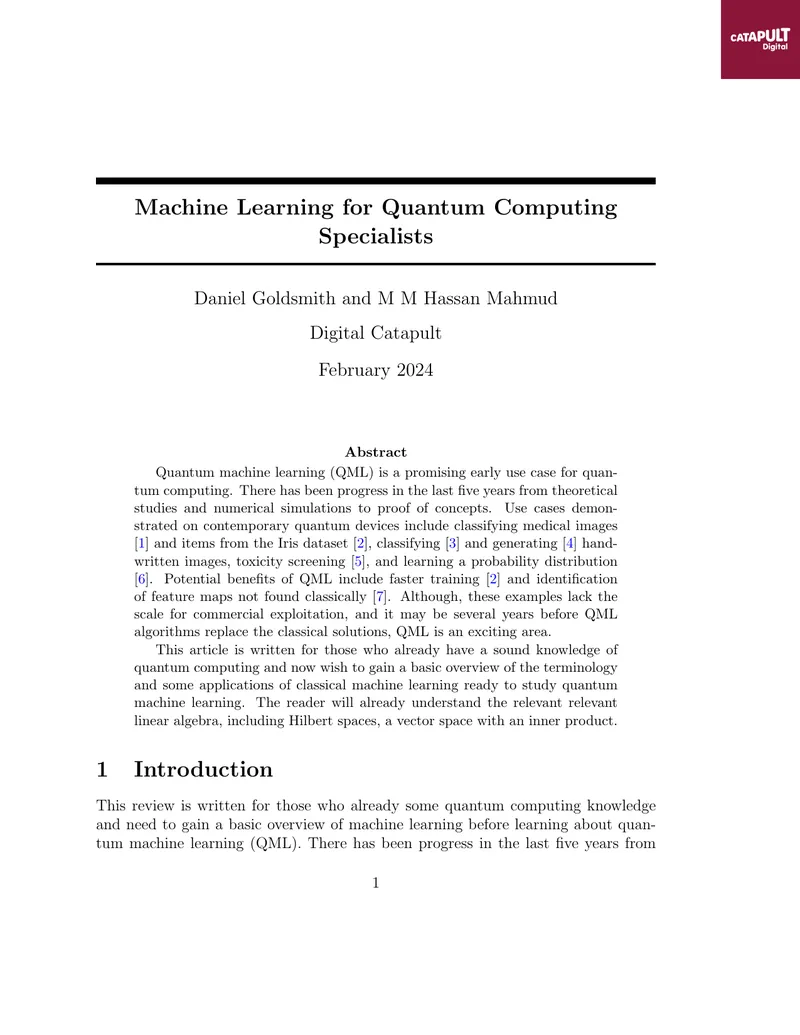 Machine Learning Applications in Quantum Computing