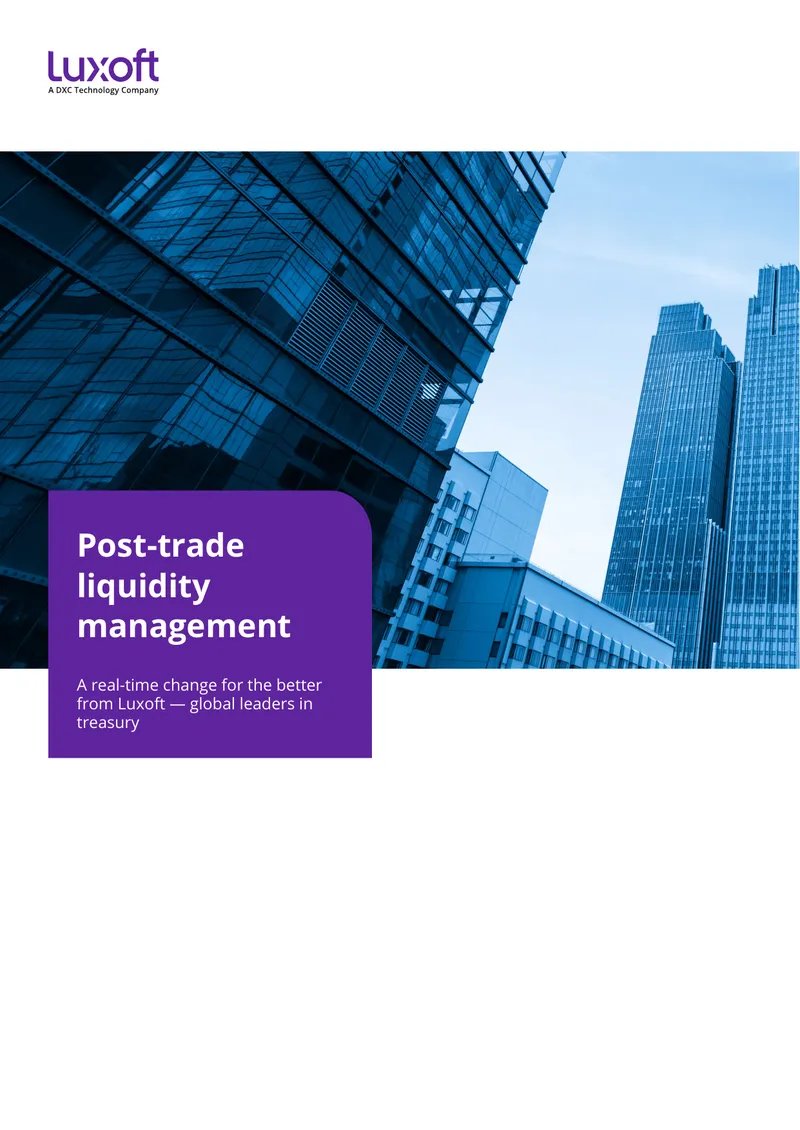 Post-Trade Liquidity Management Framework