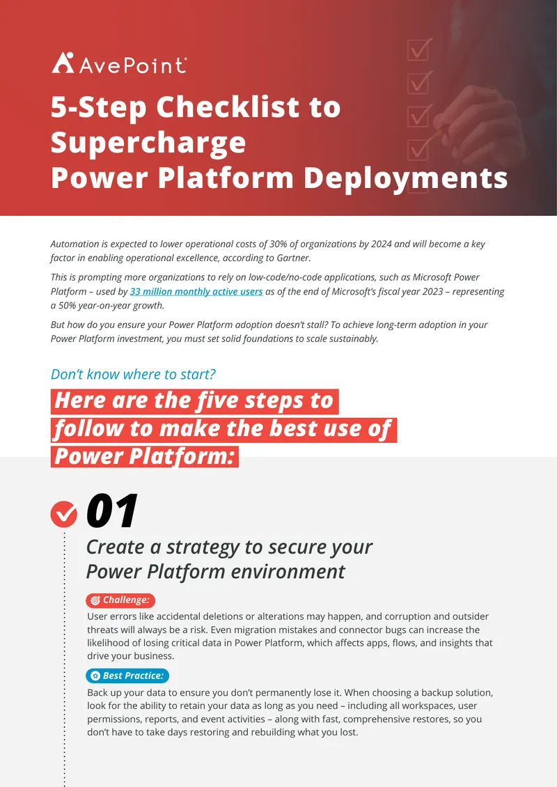 Power Platform Governance and Security Best Practices