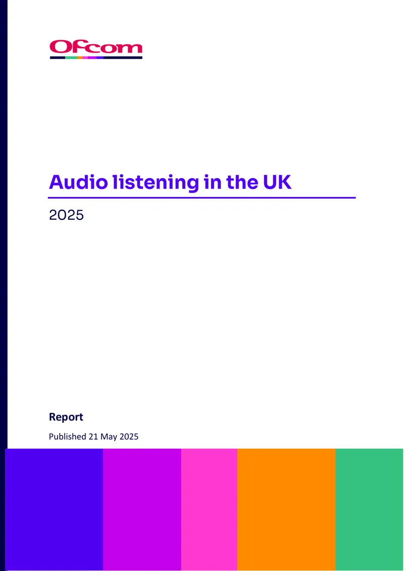 Audio Listening Trends in the UK 2025