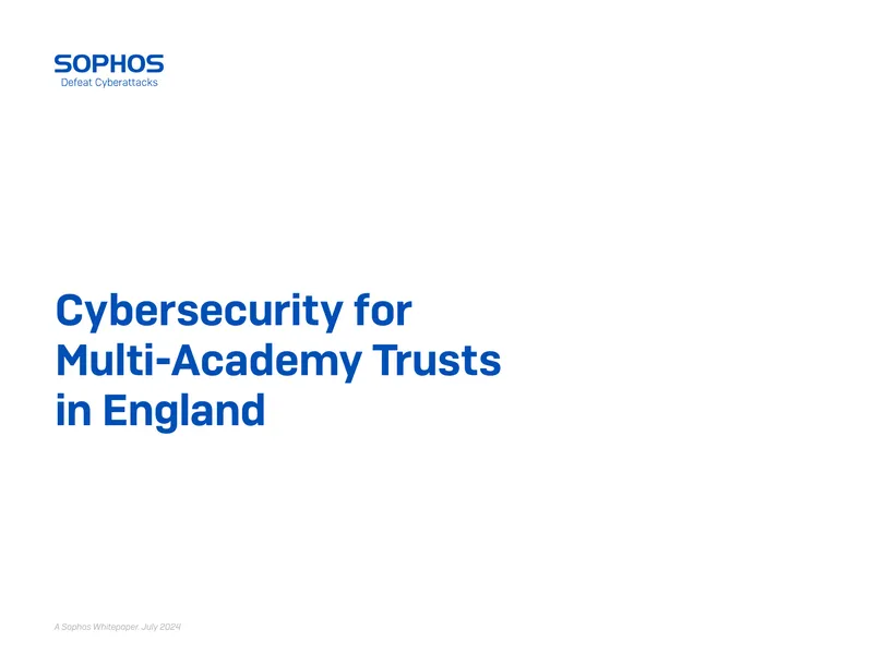 Cybersecurity for Multi-Academy Trusts in England