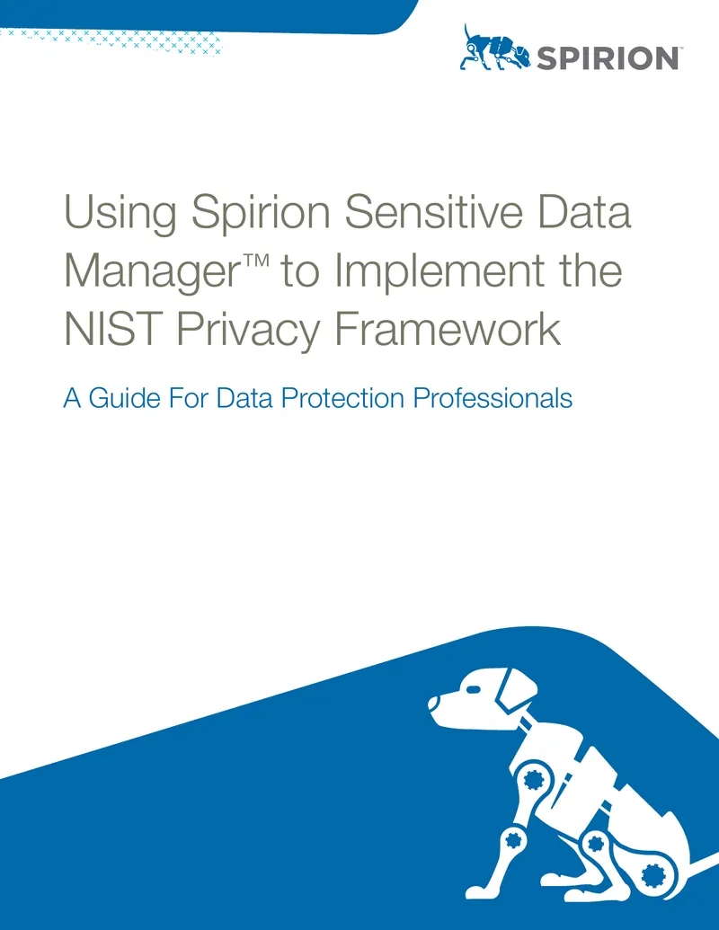 Using Spirion to Implement the NIST Privacy Framework