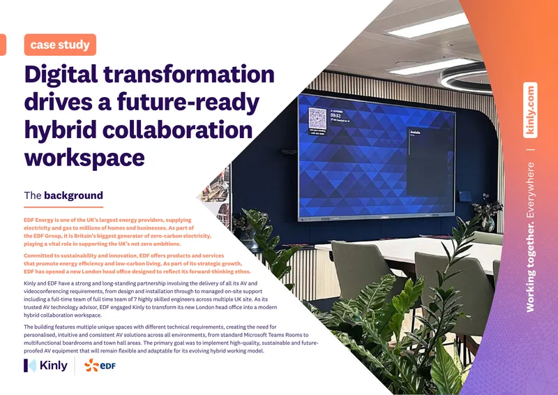 Hybrid Collaboration Workspace Transformation Case Study