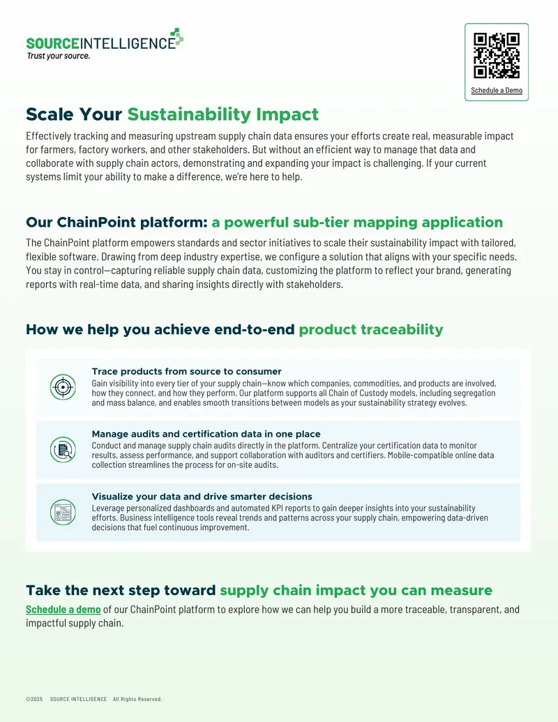 Supply Chain Visibility and Sustainability Management