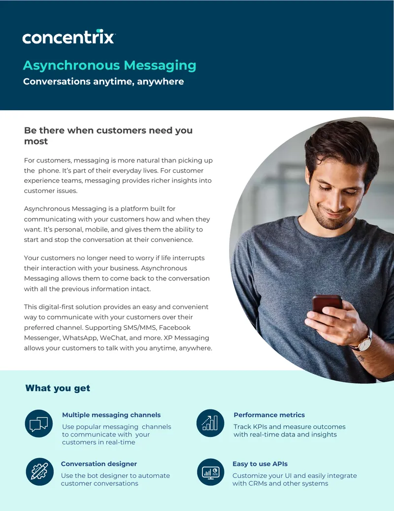 Asynchronous Messaging Customer Communication Platform
