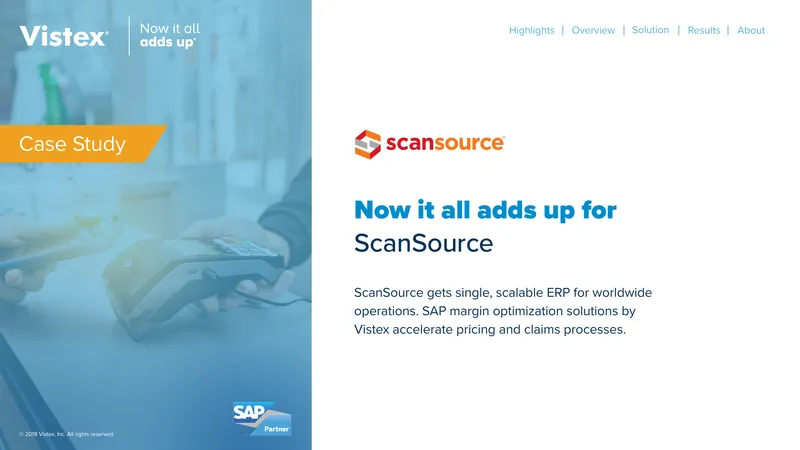 ScanSource ERP Implementation Case Study