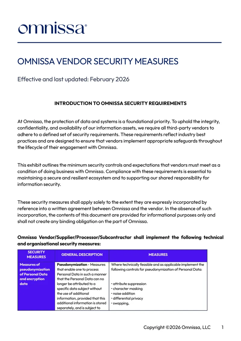 Omnissa Vendor Security Measures