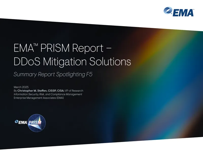 EMA PRISM Report on DDoS Mitigation Solutions