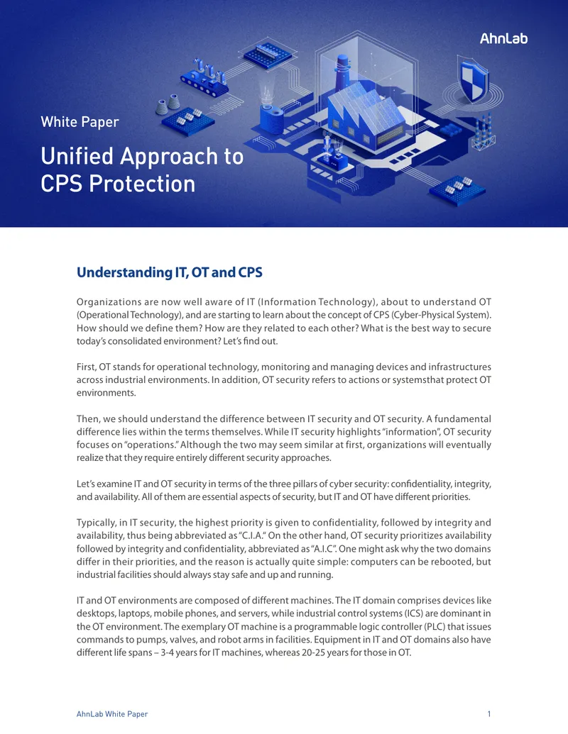 Unified Approach to Cyber-Physical System Protection