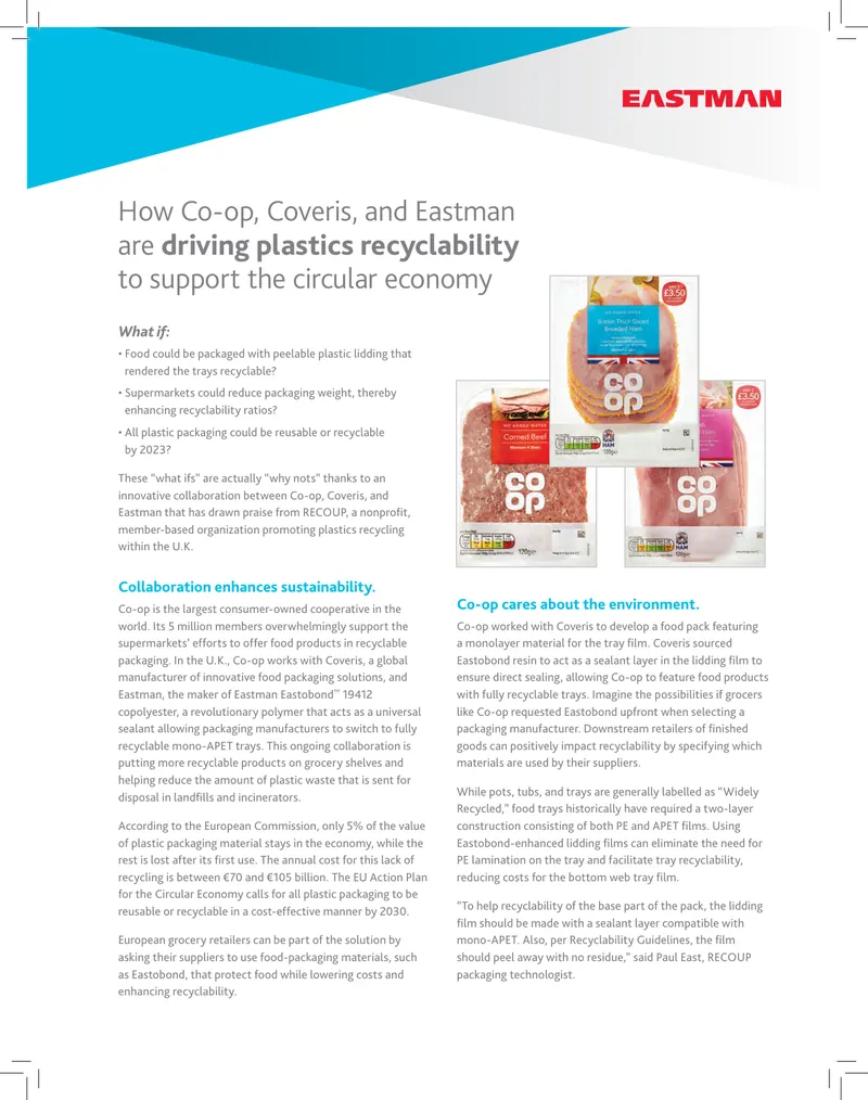Collaborative Efforts to Enhance Plastics Recyclability