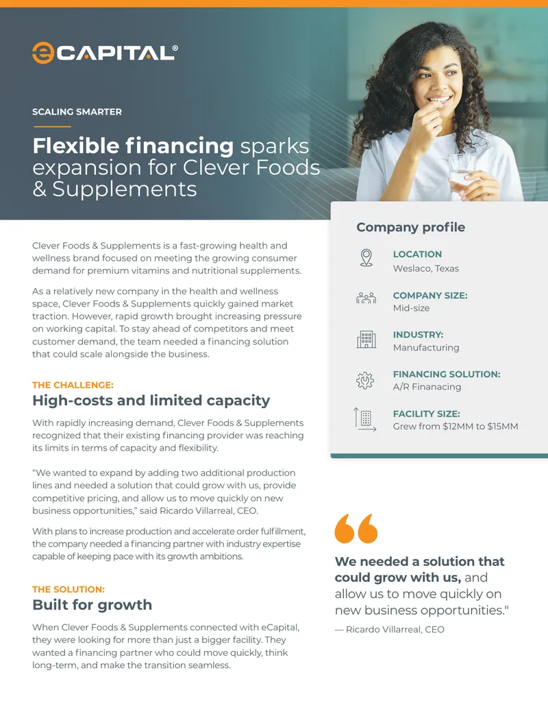 Flexible Financing Solution for Growth
