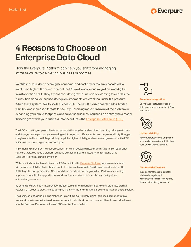 Enterprise Data Cloud Benefits and Implementation