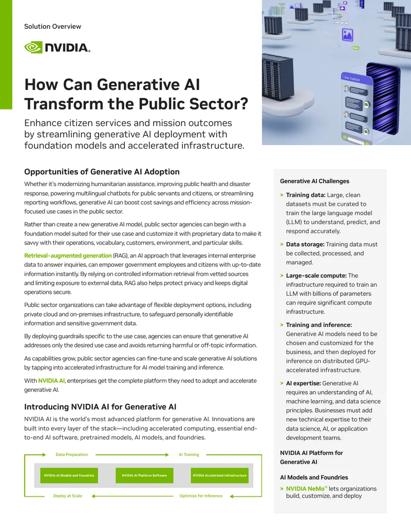Generative AI Adoption in the Public Sector
