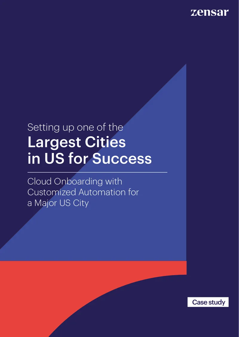 Cloud Onboarding Automation for Major US City