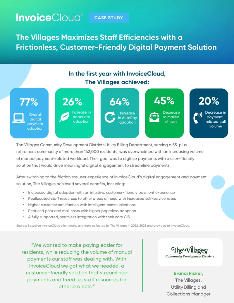 The Villages Digital Payment Solution Case Study
