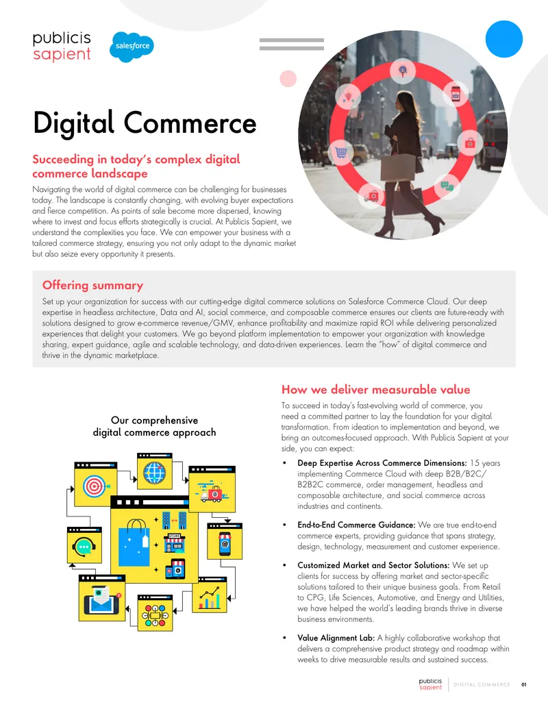 Digital Commerce Solutions and Strategies Overview