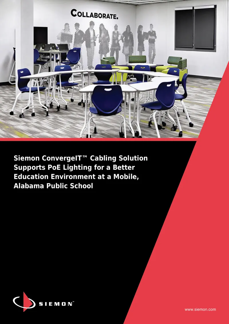 Siemon ConvergeIT Cabling Solution for PoE Lighting