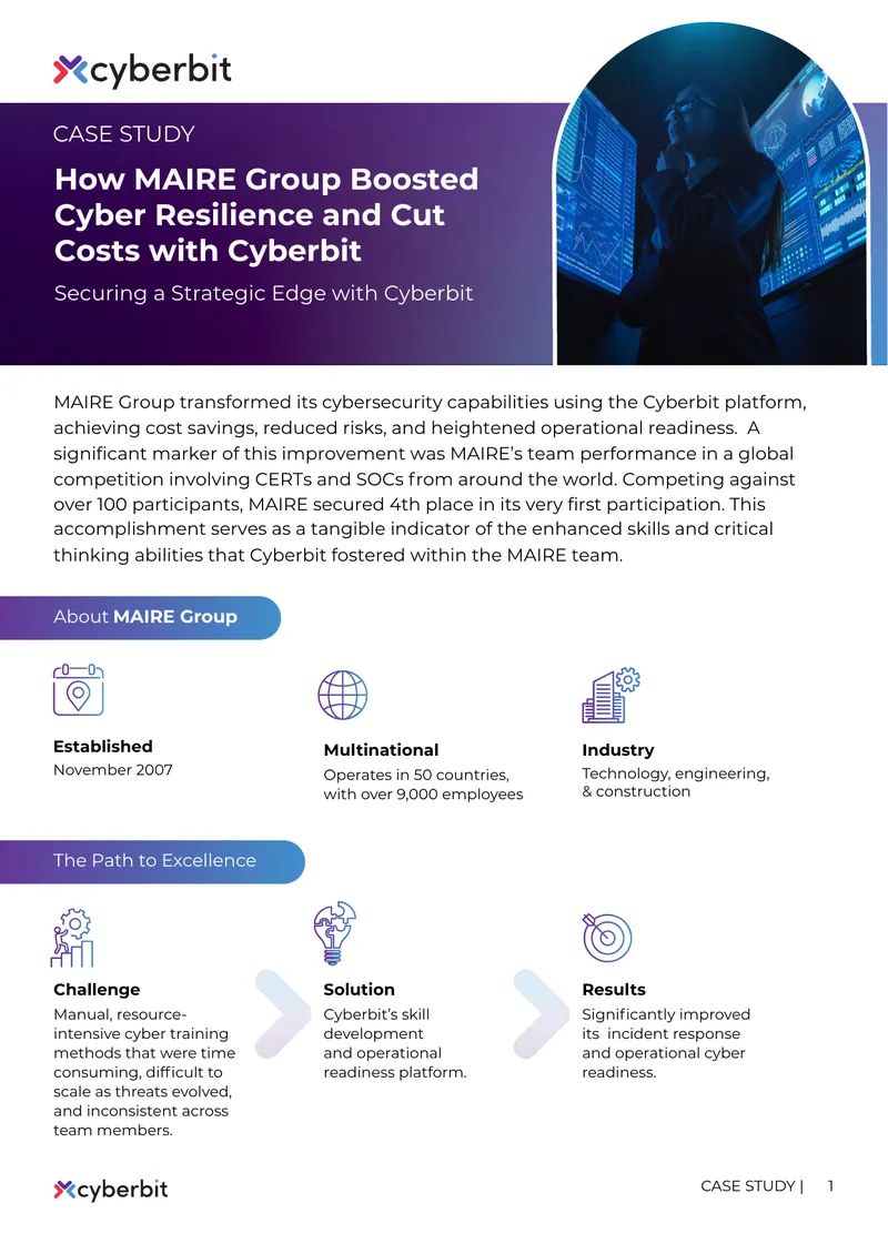 MAIRE Group Cyber Resilience Case Study