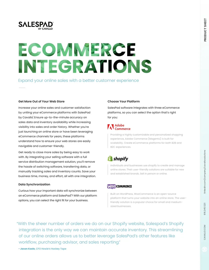eCommerce Integration Solutions with SalesPad