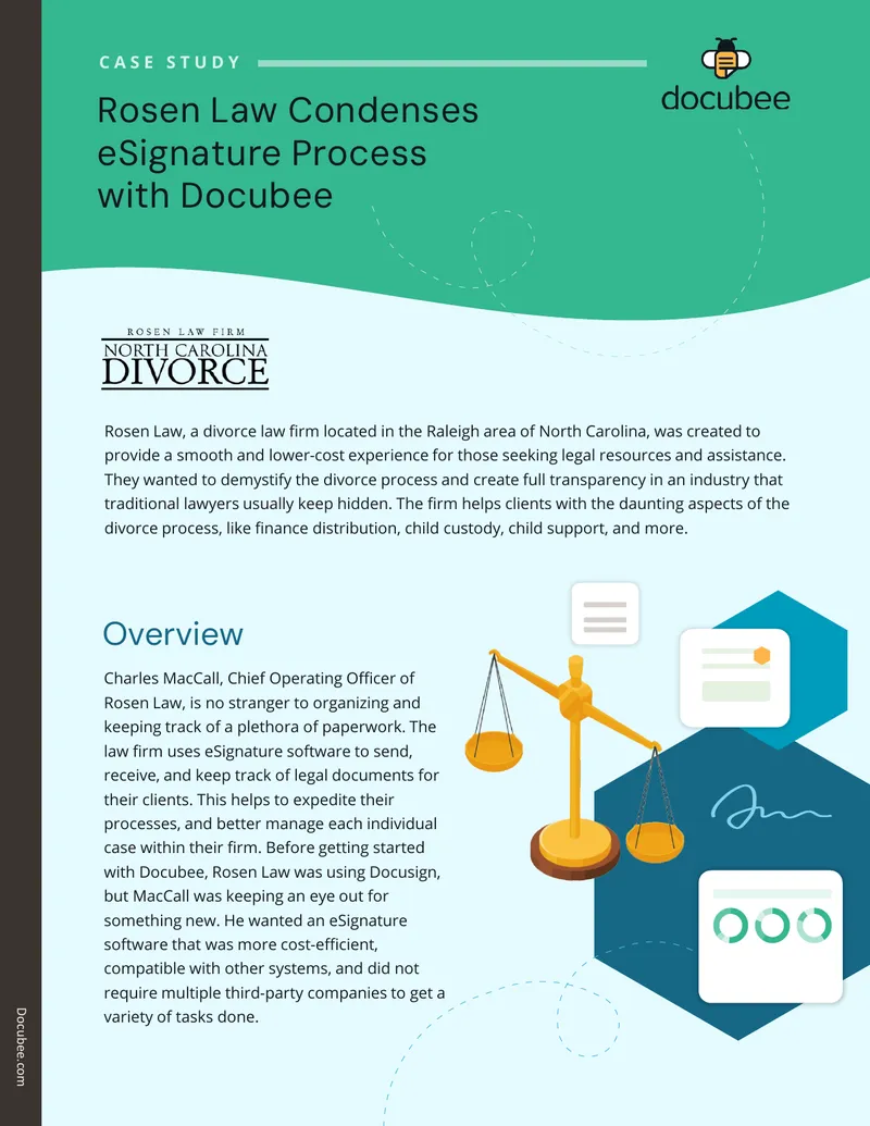 Rosen Law Implements Docubee eSignature Solution