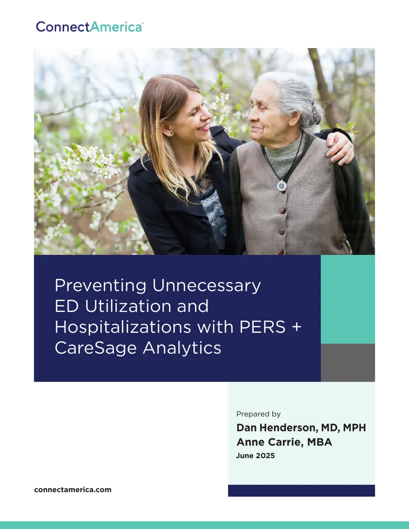 Preventing Unnecessary ED Utilization with PERS and CareSage Analytics