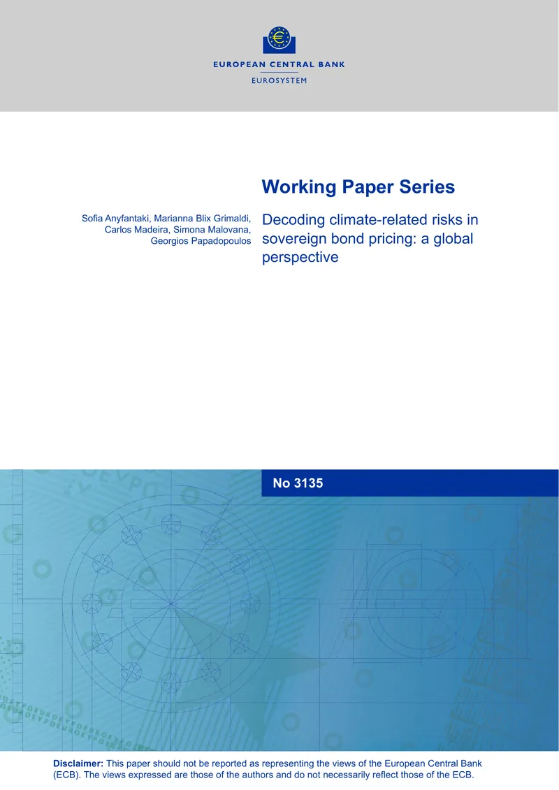 Decoding Climate-Related Risks in Sovereign Bond Pricing