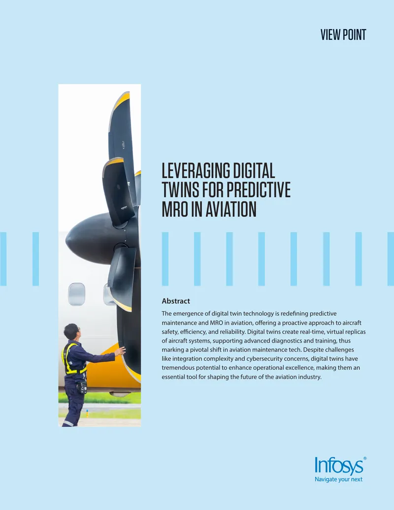 Leveraging Digital Twins for Predictive MRO in Aviation