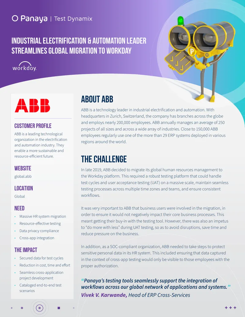 ABB Global HR System Migration Case Study