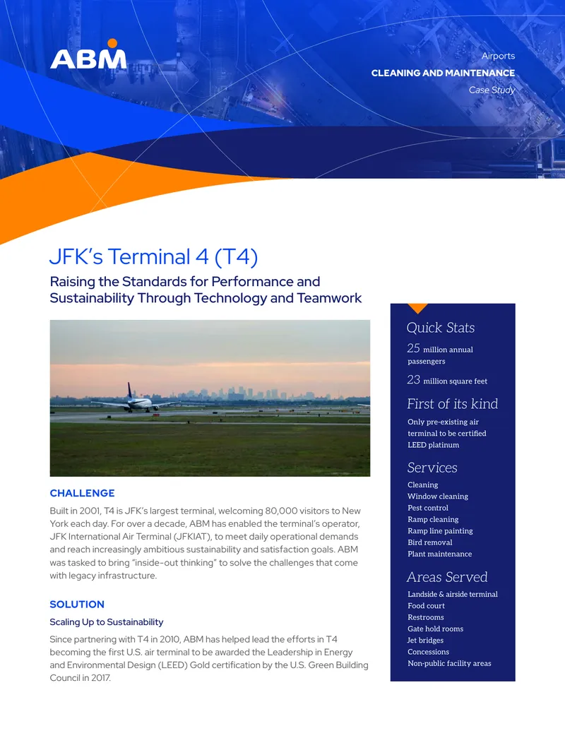 Airports Cleaning and Maintenance Case Study