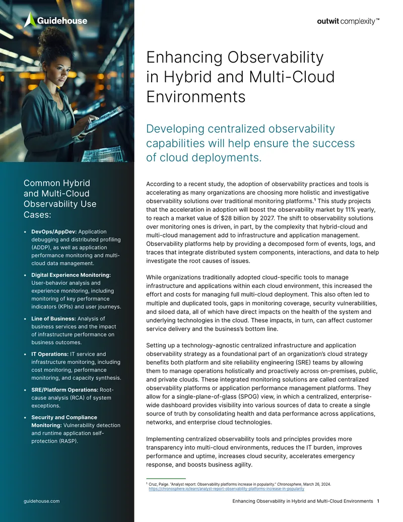 Enhancing Observability in Hybrid and Multi-Cloud Environments