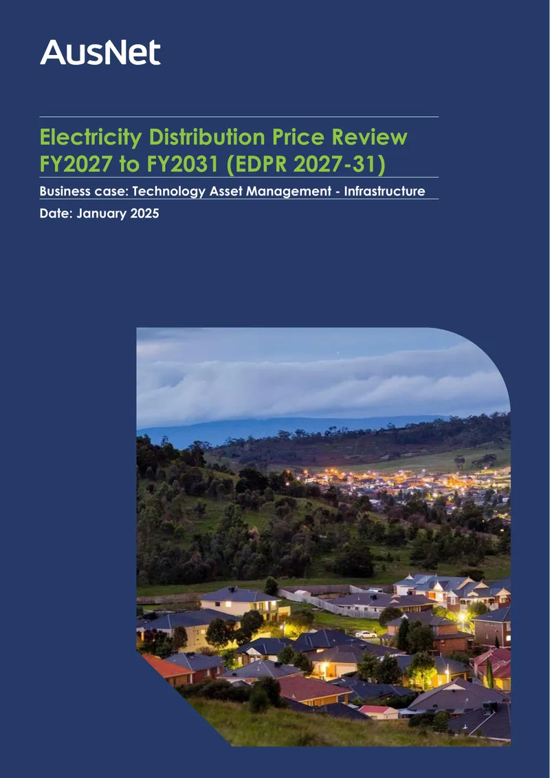 Electricity Distribution Price Review FY2027 to FY2031