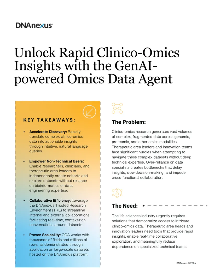 GenAI-Powered Omics Data Agent Overview preview page 1