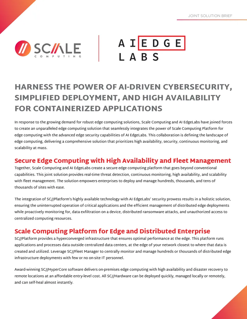 AI-Driven Cybersecurity for Edge Computing Solutions