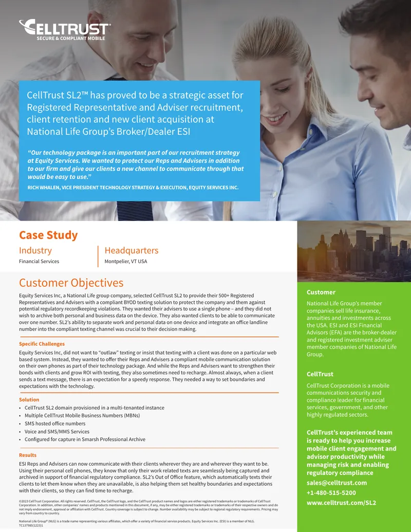 CellTrust SL2 Implementation Case Study