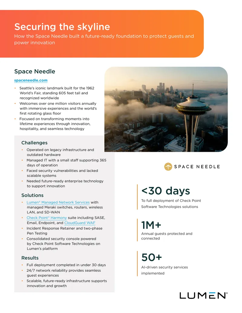 Space Needle Digital Transformation Security Implementation