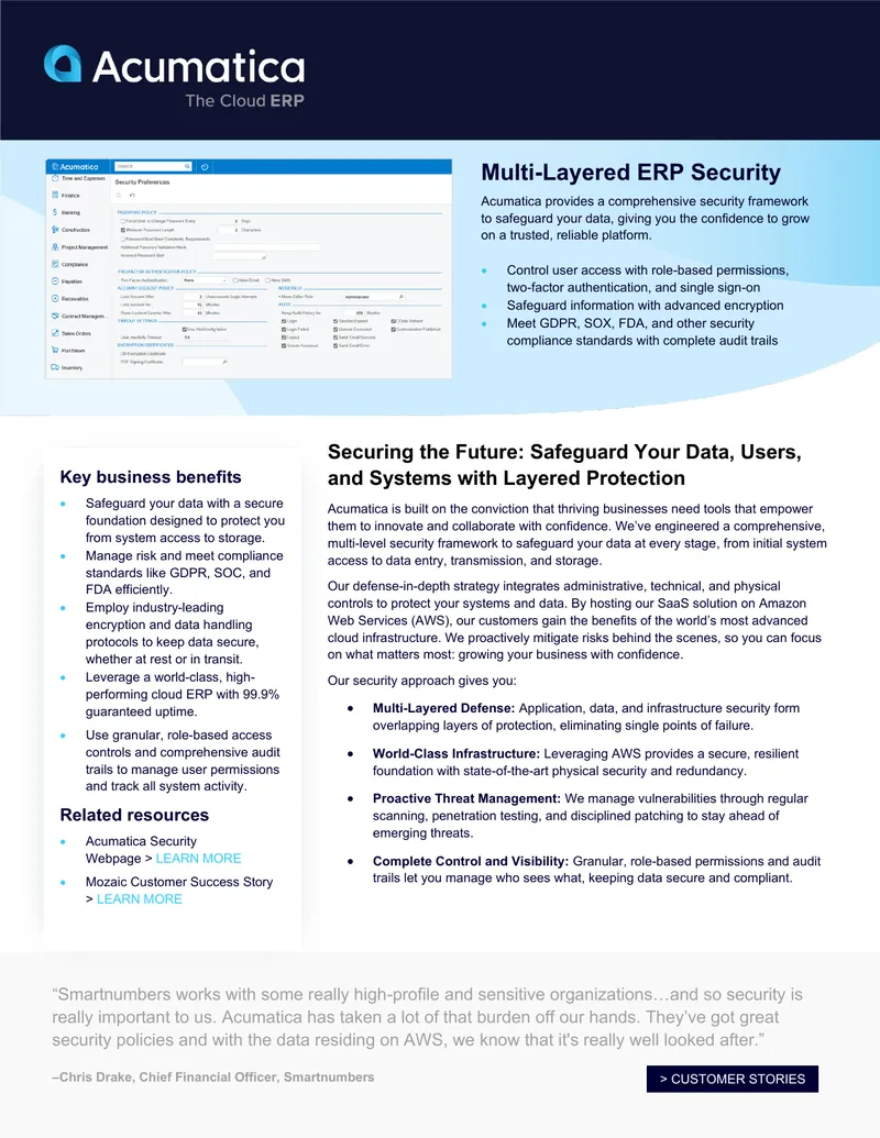 Multi-Layered ERP Security Framework