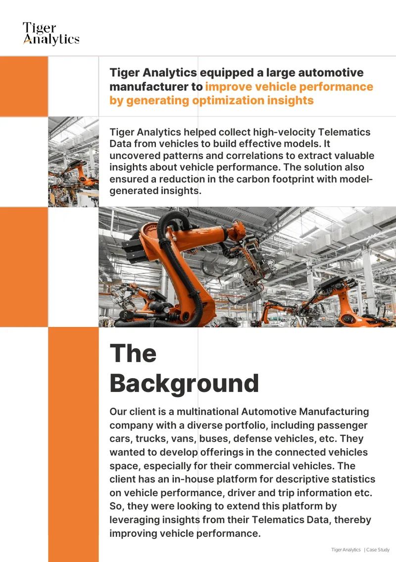 Telematics Data Insights for Vehicle Performance Optimization
