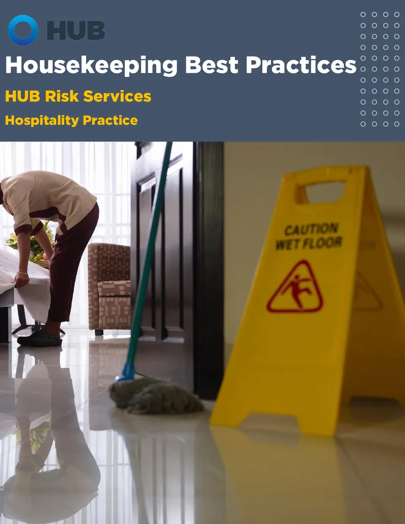 Housekeeping Safety Best Practices Guide