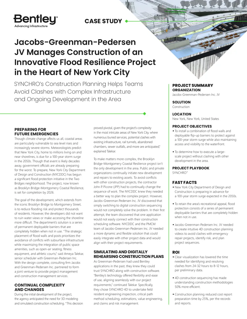 Flood Resilience Project Management Case Study