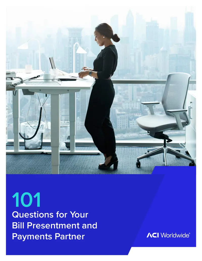Questions for Your Bill Presentment and Payments Partner preview page 1
