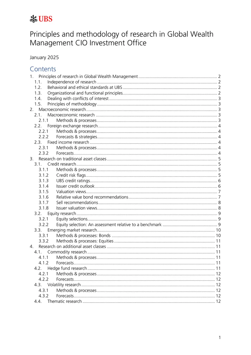 Principles and Methodology of Research in Global Wealth Management