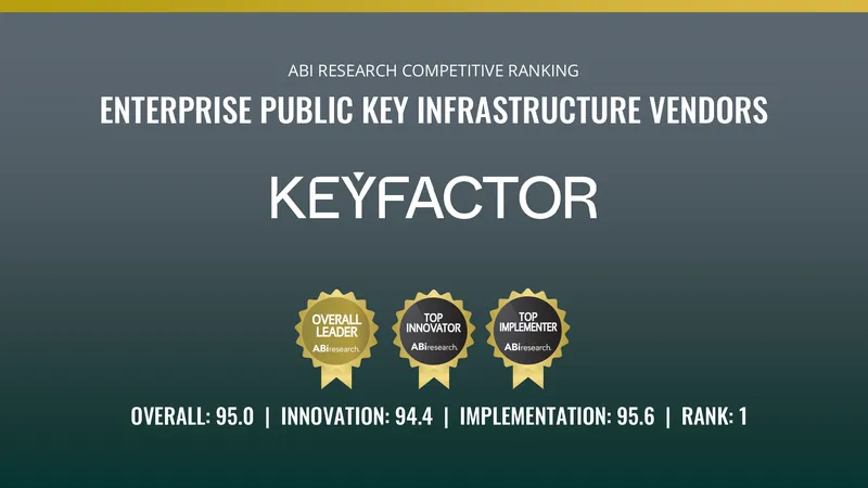 Enterprise Public Key Infrastructure Vendor Ranking