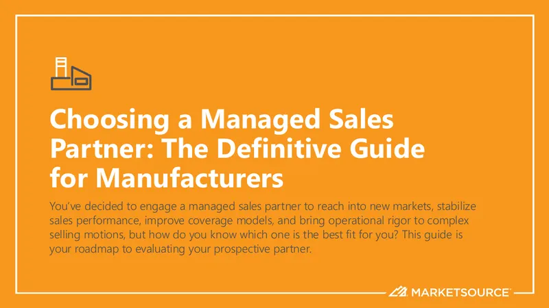 Choosing a Managed Sales Partner Guide