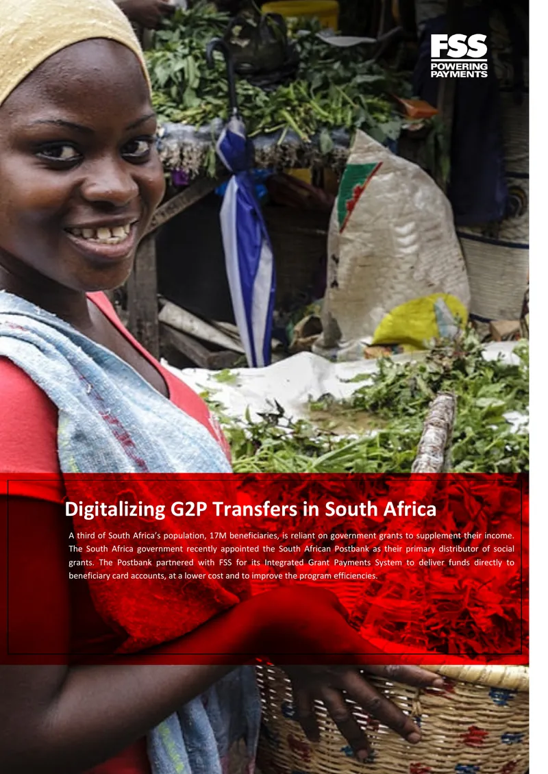 Digitalizing Government-to-Person Transfers in South Africa