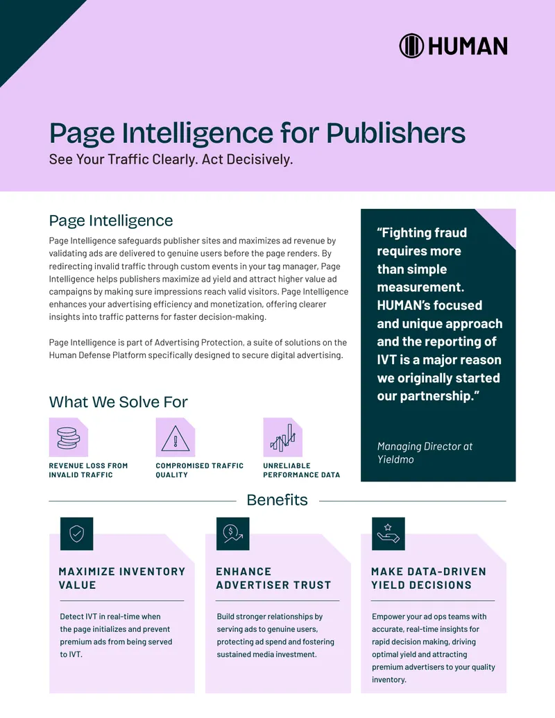 Page Intelligence for Publishers Overview