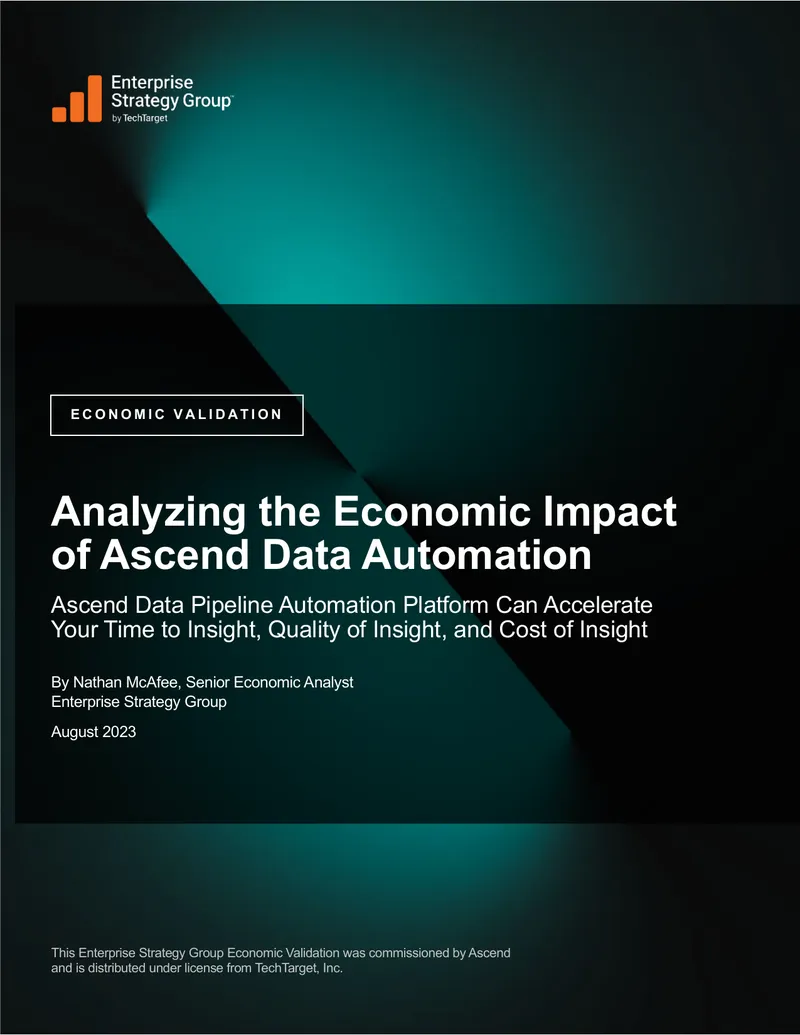 Economic Validation of Ascend Data Automation Platform