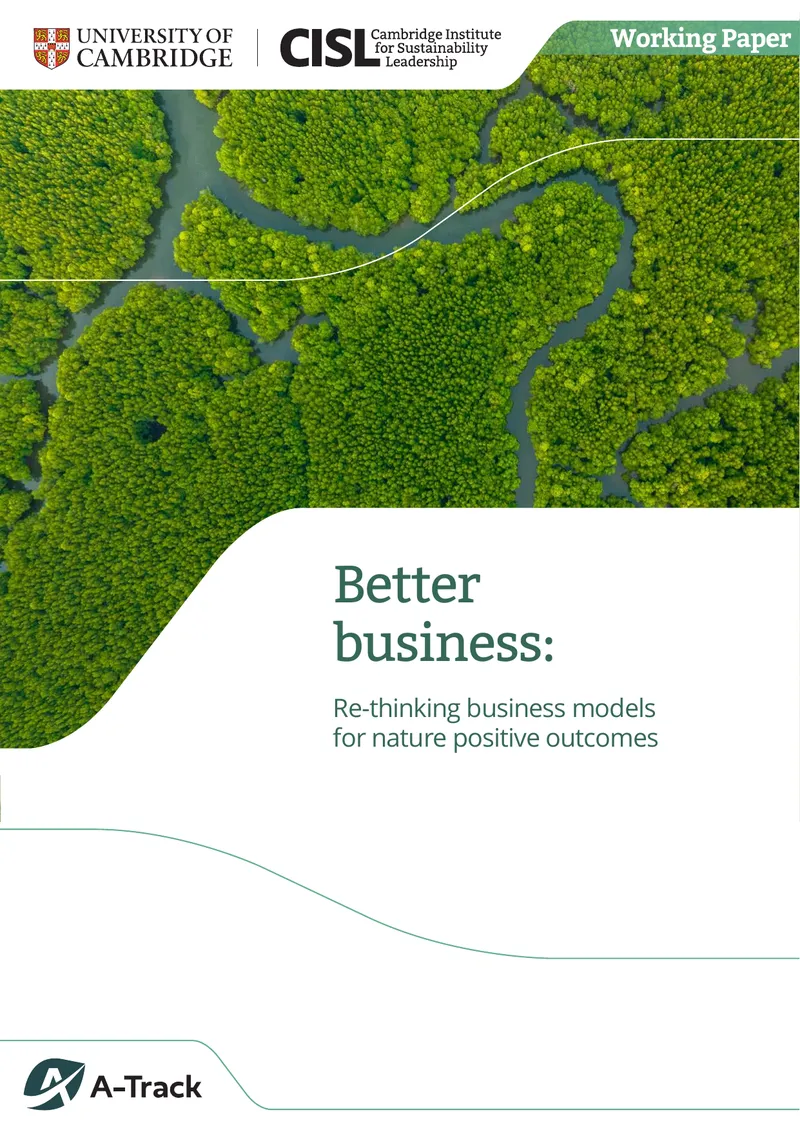 Re-thinking Business Models for Nature Positive Outcomes