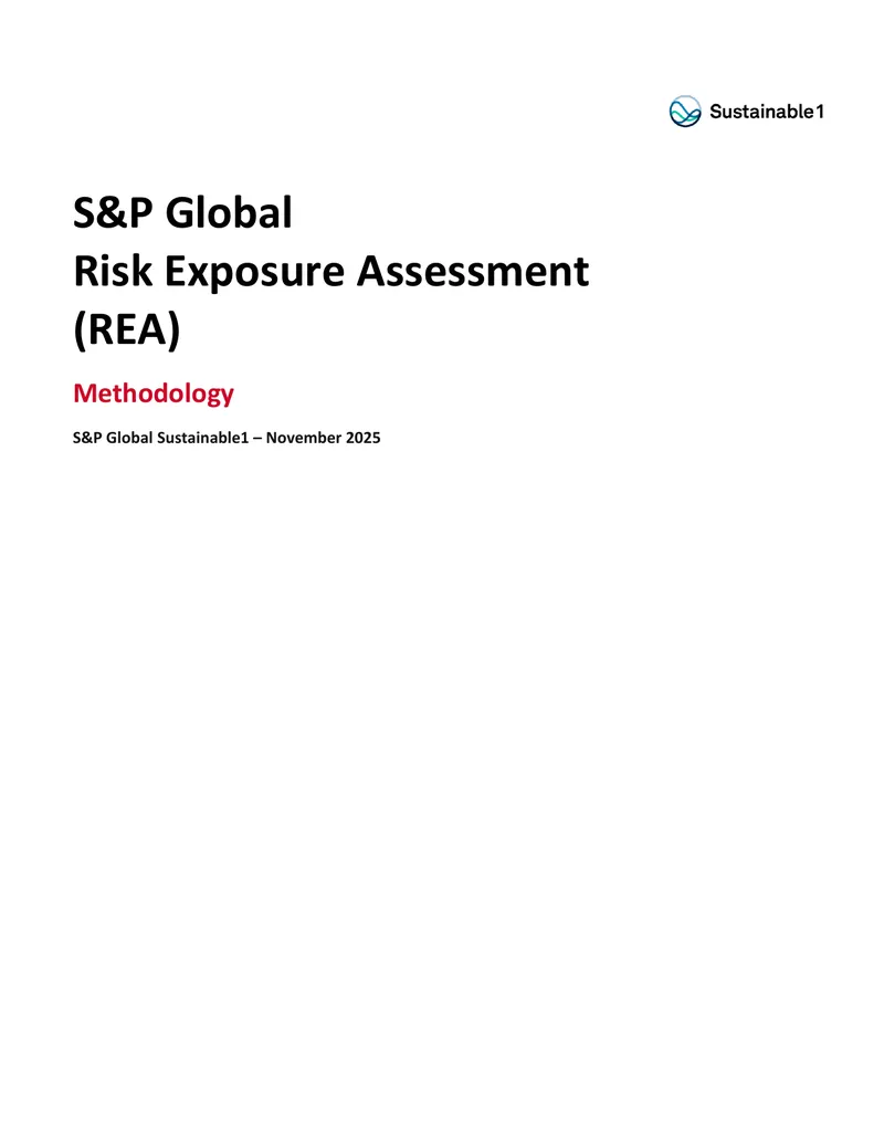 Risk Exposure Assessment Methodology Overview