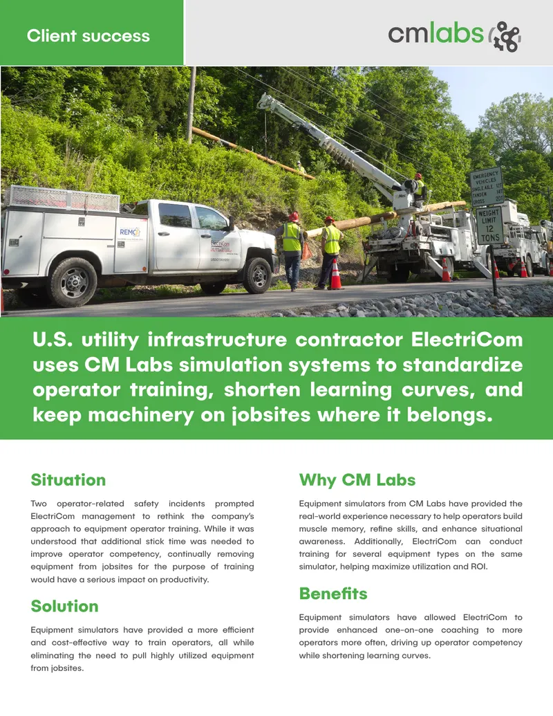 ElectriCom Operator Training Improvement Case Study